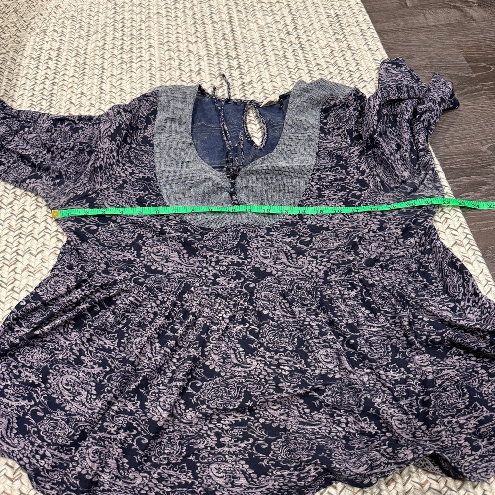 Akemi + Kin by Anthropologie Purple Macello Boho Peasant - Picture 7 of 10